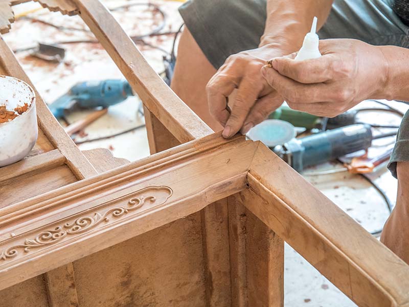 浠水旧家具翻新改色怎么做