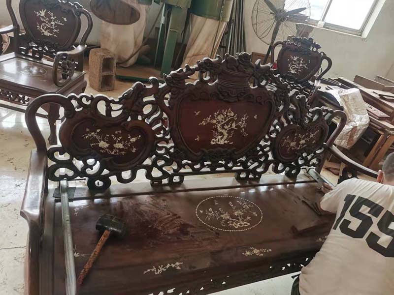 浠水旧红木家具保养